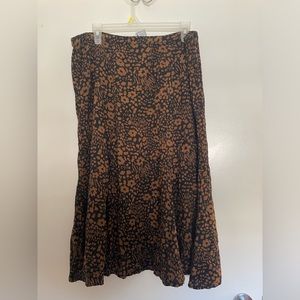 Vintage floral skirt